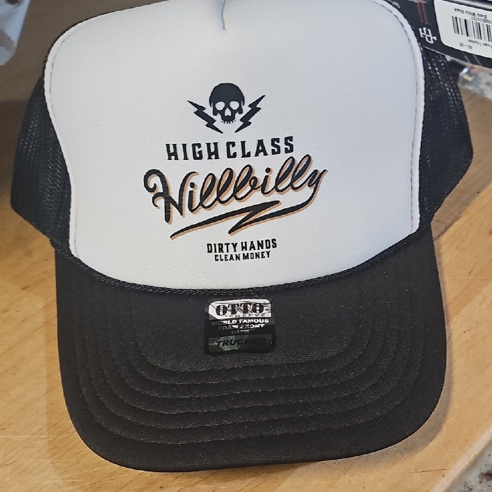 Black and White Cap